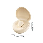 Single Earbud Bluetooth Mini Small Invisible Earbuds Wireless Bluetooth One Ear Smallest Micro Tiny Discreet Earbuds For Small Ears Ear Canals Mini Invisible Ear Buds Discreet Headphones For Work
