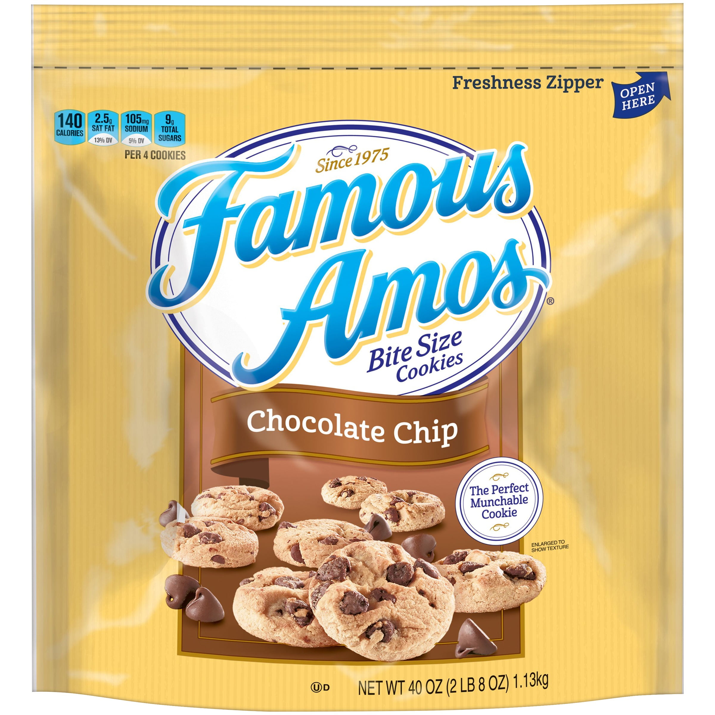 Famous Amos Cookies Chocolate Chip 40oz