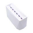 thumbnail image 2 of Estante de almacenamiento para pinzas de pestañas, accesorios de herramientas de 6 agujeros para recoger y organizar suministros, duradero, fácil de Blanco Sunnimix soporte para pinzas de pestañas, 2 of 8