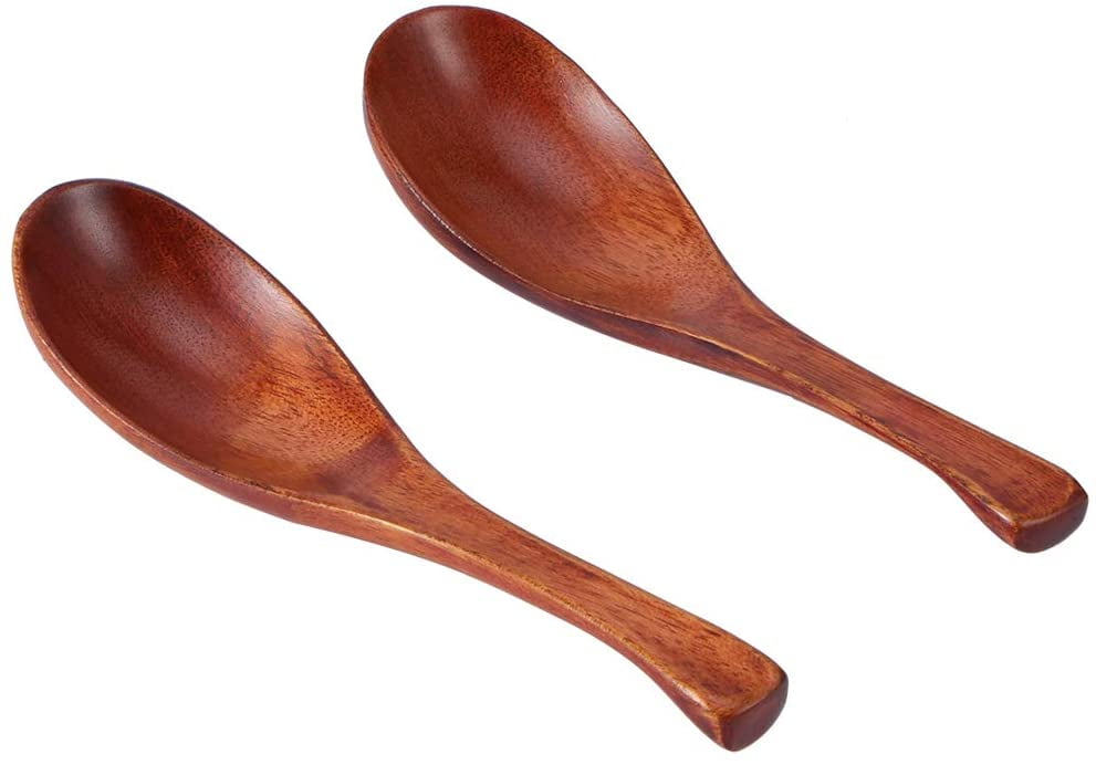 Cuillère En Bois Longue, 3pcs De Cuisine Pour Mélanger Et Remuer (23.5cm