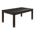 thumbnail image 4 of Sinuata 5-Piece Black Wood Dining Table and 4 Tufted Side Chair Set, 4 of 12