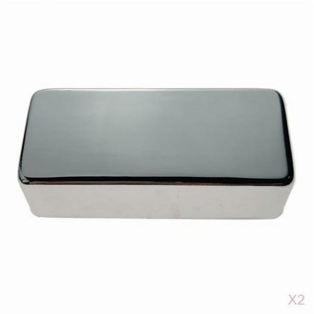 2 cubiertas de pastilla humbucker de latón para guitarra eléctrica LP, duraderas. si