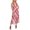 Orchid Magnolia Multi, variant on DKNY Womens Striped High Low Maxi Dress Pink 2