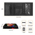 thumbnail image 6 of Chririnla Paint Splash Rugby Youth Wallet for Sports, Polyester Trifold Money Organizer with Magic Stiker, Wear Resistant Children Wallets, 6 of 6