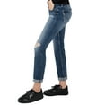 thumbnail image 3 of Silver Jeans Co. Women's Boyfriend Mid Rise Slim Leg Jeans, Waist Sizes 24-34, 3 of 3