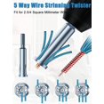 thumbnail image 4 of Juego de Herramientas para Pelar y Torcer Cables para Taladro, 3 Piezas Koudecy, 4 of 9