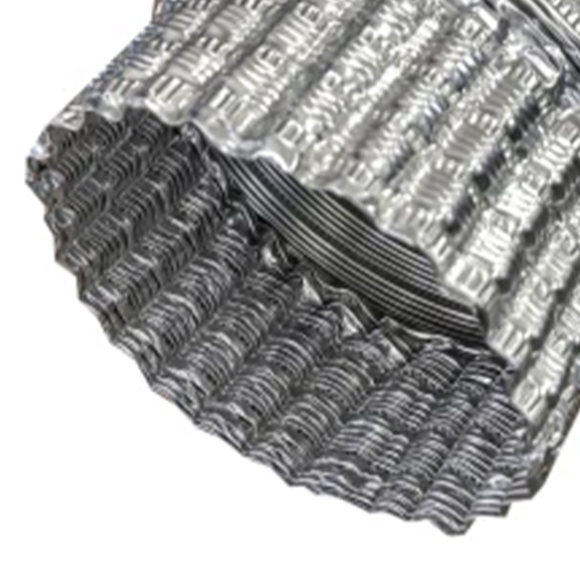 Builder’s Best V320 Semi-Rigid Flexible Aluminum Duct, Crimped/Plain, 4" x 8'