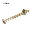thumbnail image 2 of M6x75mm Furniture Bolt Nut Set Carbon Steel Zinc Plated 8 Sets, 2 of 4