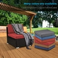 thumbnail image 2 of SOLAURA 12 Pieces Patio Cushion Covers Replacement, Outdoor Patio Sofa Washable Cushion Slipcovers with Zipper - Red, 2 of 6