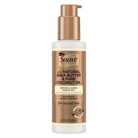 Suave Professionals for Natural Hair Define & Shine Gel Serum 4.75 (Best Hair Serum For Curly Hair)