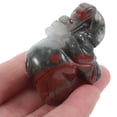 thumbnail image 4 of unbranded Escultura De Elefante En Piedra Multicolor Para Regalos Y Especial, 4 of 5