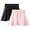Pink+Black, variant on Stelle Girls' Ballet Skirt Chiffon Wrap Dance Skirt,Elastic Waisted Sheer Dance Skate Over Scarf for Leotards Pull-on Half Dress,Black，10-12 Years
