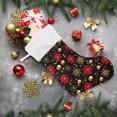 thumbnail image 6 of Ryvnso Christmas Stockings Christmas Snowflakes Flowers 17.7" Large Stocking Decoration 2 Pack, 6 of 7