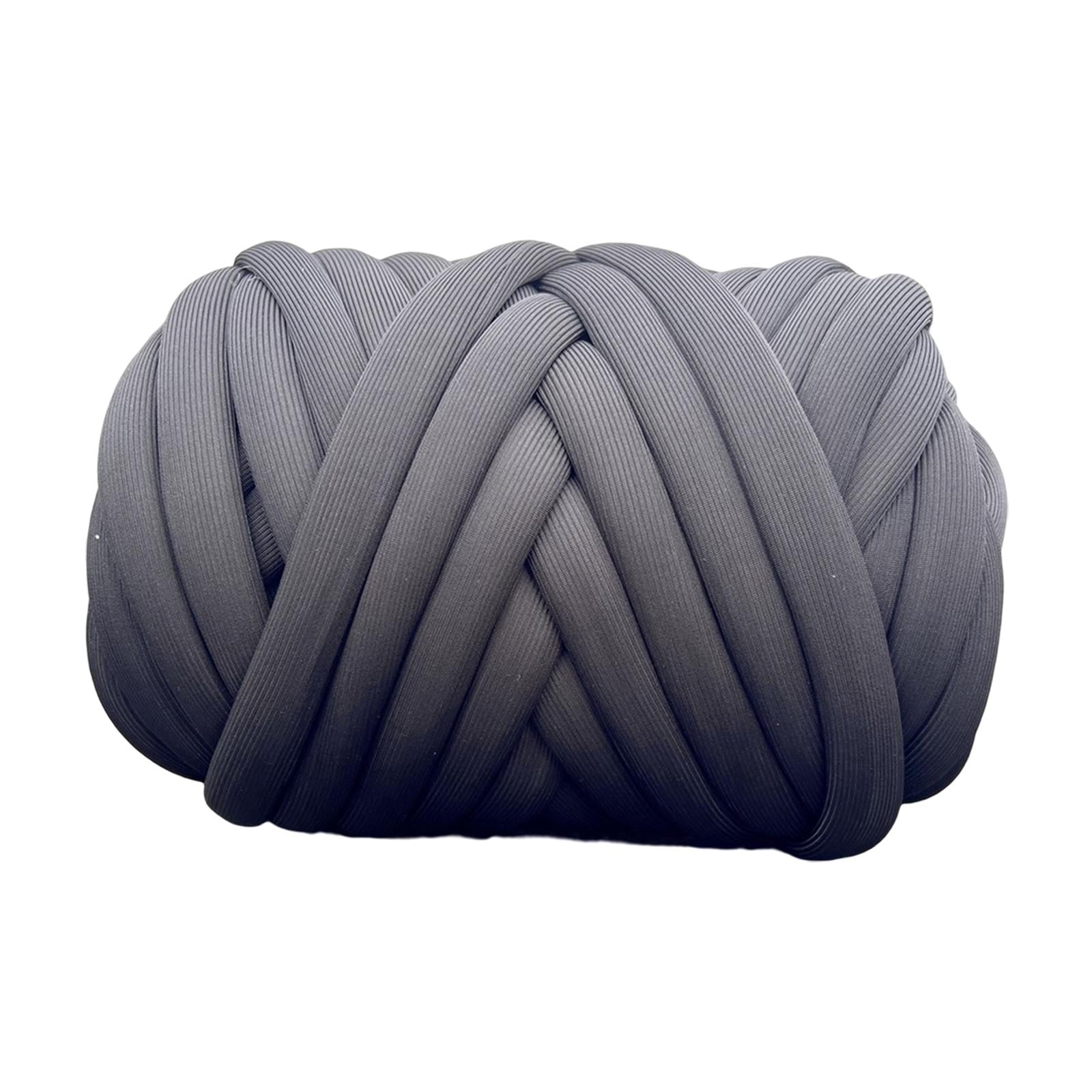 Cotton Polyester Chunky Yarn Tube Giant Yarn for Rug Making