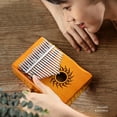 thumbnail image 2 of 17/21 Keys Thumb Piano Portable Wood Finger Piano for Kids Adults Beginners, 2 of 20
