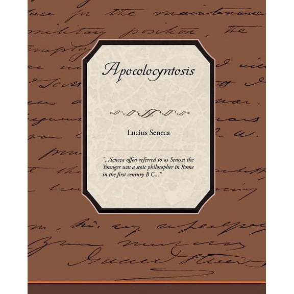 Apocolocyntosis (Paperback)