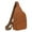 B#Orange, variant on SLYNSHome Chest Bag for Men Outdoor Travel Crossbody Bag PU Leather Trendy Versatile Adjustable Strap Multi-Pocket Hands-Free - Green