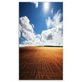 thumbnail image 2 of Expansive Field under White Clouds - Modern Landscape Wall Art Canvas, 2 of 3