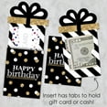 thumbnail image 3 of Big Dot of Happiness Adult Happy Birthday - Gold - Birthday Party Money and Gift Card Sleeves - Nifty Gifty Card Holders - Set of 8, 3 of 8