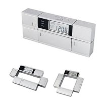 Natico Originals 10-DF187 Clk Alm Time Date Temp Flip