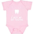 thumbnail image 3 of Inktastic I Got My First Tooth Announcement Boys or Girls Baby Bodysuit, 3 of 5