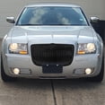 thumbnail image 2 of Spec-D Tuning Vertical Front Grill Hood Grille Black Compatible with 2005-2010 Chrysler 300 300C, 2 of 7