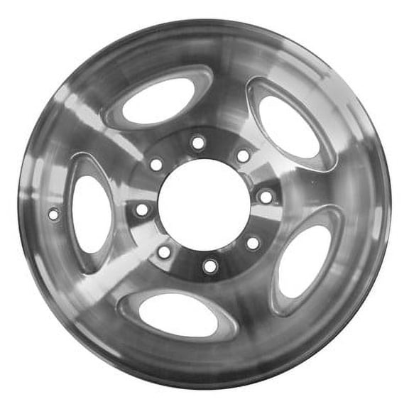 KAI 16 X 7 Reconditioned OEM Aluminum Alloy Wheel, Mach W/Silver Vent Hand Masked, Fits 2007-2014 Ford Econoline