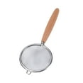thumbnail image 4 of Colador de Acero Inoxidable para Alimentos de Cocina, de Malla, Mango de Madera, Material Premium Duradero para Hornear, Cocinar, , Café, perfecl Coladores de malla, 4 of 8