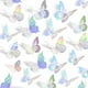 thumbnail image 1 of Xiao Hua Decoración de pared con mariposas, 48 piezas, 4 estilos, para cumpleaños, fiestas y tartas, extraíble, dorada (multicolor)., 1 of 5