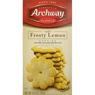 2 boxes of Archway Classic Soft Frosty Lemon Cookies, 9.25 Ounce
