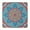 White-486, variant on Mandala Tablecloth Traditional Sacred Mandala Pattern Waterproof Squre Cover with Elastic Edges and Back for Meditation