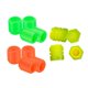 thumbnail image 1 of 12 tapones fluorescentes para válvulas de neumáticos de coche, luminosos, para la mayoría de coches y SUV. Verde Naranja Amarillo, 1 of 9