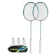 thumbnail image 3 of Juego de 2 raquetas de bádminton, resistentes y ligeras, para 2 jugadores Verde, 3 of 9