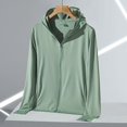 thumbnail image 3 of Ropa de abrigo de secado rápido para hombre y mujer, chaquetas básicas con capucha transpirables y protector solar, abrigo fino elástico, trajes para parejas, 3 of 5