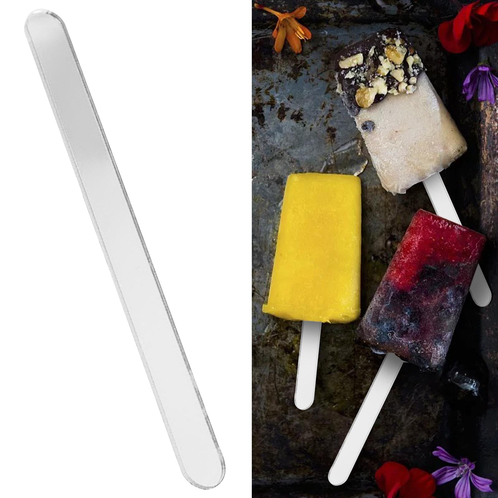 Baoblaze 4x Sticks Candy Making Stick DIY Craft Cake Sticks Smooth for Homemade Cake, Ice , Snacks