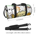 thumbnail image 2 of Lsque Sanrio Pattern Foldable Sports Gym Bag with Wet Dry Pocket, Ultralight Travel Bag, Large Capacity Duffel Bag, Splash Proof Carry on Bag, Overnight Bag, Weekender Bag for Travel, 2 of 6