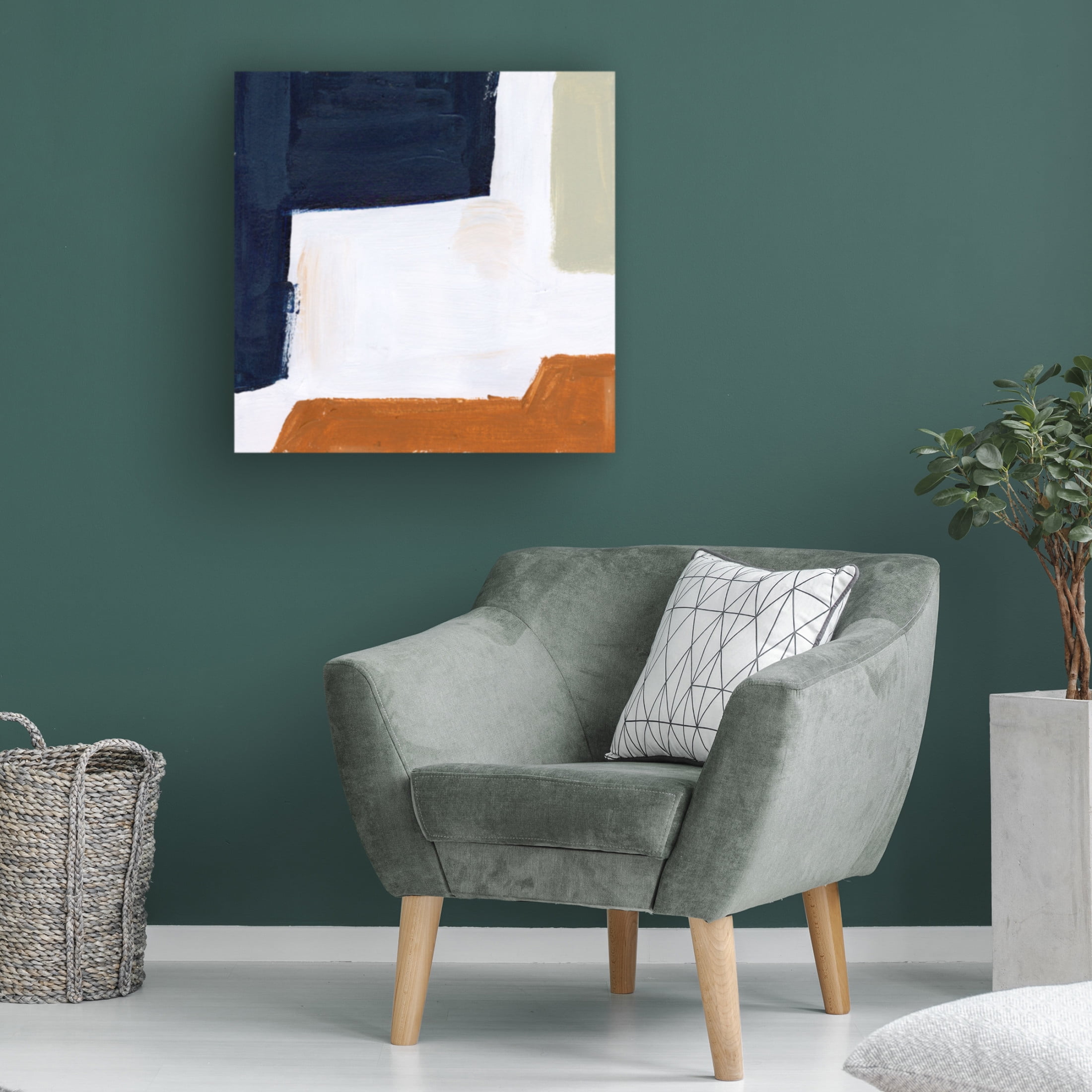 Canvas Wall Art - Melissa Wang 'After You III' Wall Art for Living Room, Bedroom, or Office Décor by Trademark Fine Art - 18 x 18 Inches