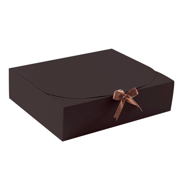 Bearachild Cajas de regalo de 5 uds., caja de papel kraft/negro/blanco/rojo para embalaje, regalo de fiesta de San Valentín, caja de dulces, cajas de Kits de decoración para fiestas negro S Bearachild HA005885-04