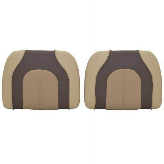 Crestliner Boat Backrest Cushion 2156672 | 18 3/4 x 14 5/8 Inch (Pair)
