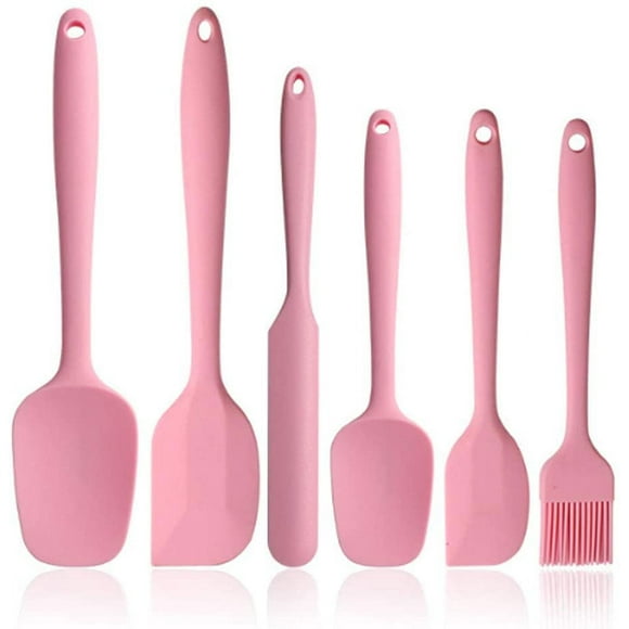6-Piece Silicone Spatula Set, Non-Stick Rubber Spatulas