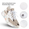 thumbnail image 3 of Vintage Brown Tiles Pattern Walking Shoes for Men Woman Lightweight Tennis Fashion Elastic Sports Shoes Cushion Basketball Shoes, 3 of 7