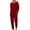 Wine, variant on Homenesgenics Sports Set for Women Color Loose Casual Two-piece Sets Long Sleeve Shirt Blouse and Pants Set with Pocket