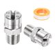 thumbnail image 1 of Uxcell 1/8" BSP Macho 60° Punta de Rociado en Forma de Abanico [3PCS] - Boquillas de Lavadora a Presión con Cinta de Sellado - [Orificio de 2.8MM], 1 of 7