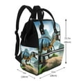 thumbnail image 2 of Easygdp Lake Forest Dinosaur A para Bolsa de Bebé de Gran Capacidad con Múltiples Bolsillos, Bolsa de Pañales para Padres, Bolsa de Viaje Organizada y Elegante, 2 of 6