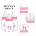 thumbnail image 3 of 144 Pcs Mini Baby Shower Milk Bottles Favors for Baby Shower White Plastic Mini Bottles for Party Favors Boy Party Games Decorations, 3 of 7