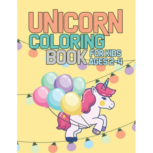 unicorn coloring book for kids ages 24  magical creatures unicorns to  color paperback