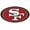 San Francisco 49ers, variant on NFL Men's Cotton Short Sleeve T-Shirt Arch Over Logo – All 32 Teams Available