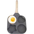 thumbnail image 1 of 4 Shapes Frying Pan, Multi-Shaped Frying Pan Set, Frying Pan with 4 Molds, Shaped Frying Pan for Cooking, Frying Pan with Multiple Shapes, Four Shape Frying Pan, Multi-Shape Non-Stick Frying Pan, 1 of 1