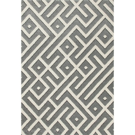 UPC 841864100075 product image for Contemporary Woven Area Rug with Maze Design, 01 | upcitemdb.com