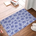 thumbnail image 4 of Yiaed Blue And White Flowers Print Flannel Doormat Mat Outdoor Indoor Door Mats,Welcome Matt Outdoor Front Door Mat Doormat Outdoor Mat Outdoor Mat,16"x24", 4 of 7